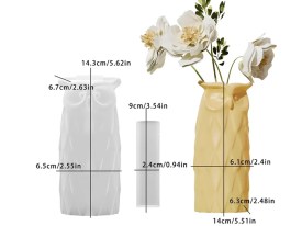 Molde silicona florero buho 